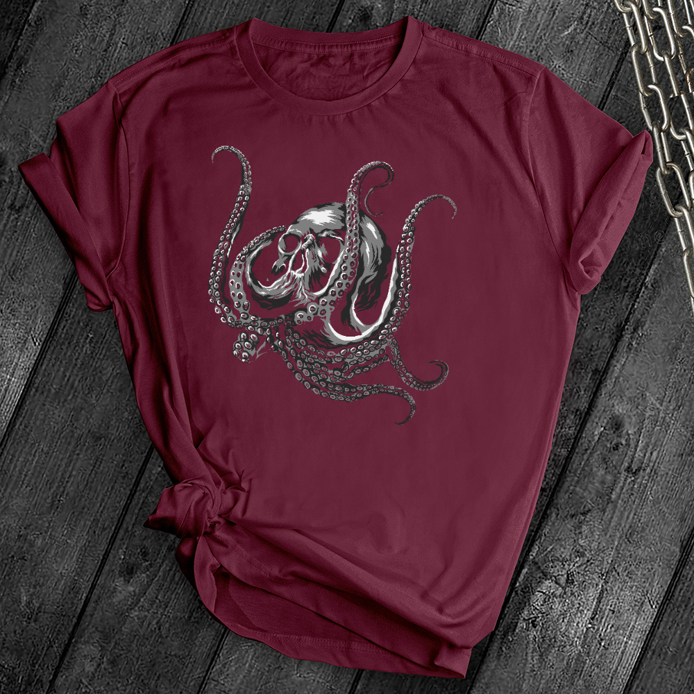Cthulhu Octopus Skull Tee