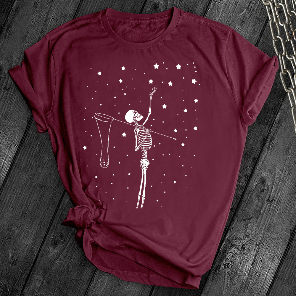 Stars and Skull Skeleton Tee