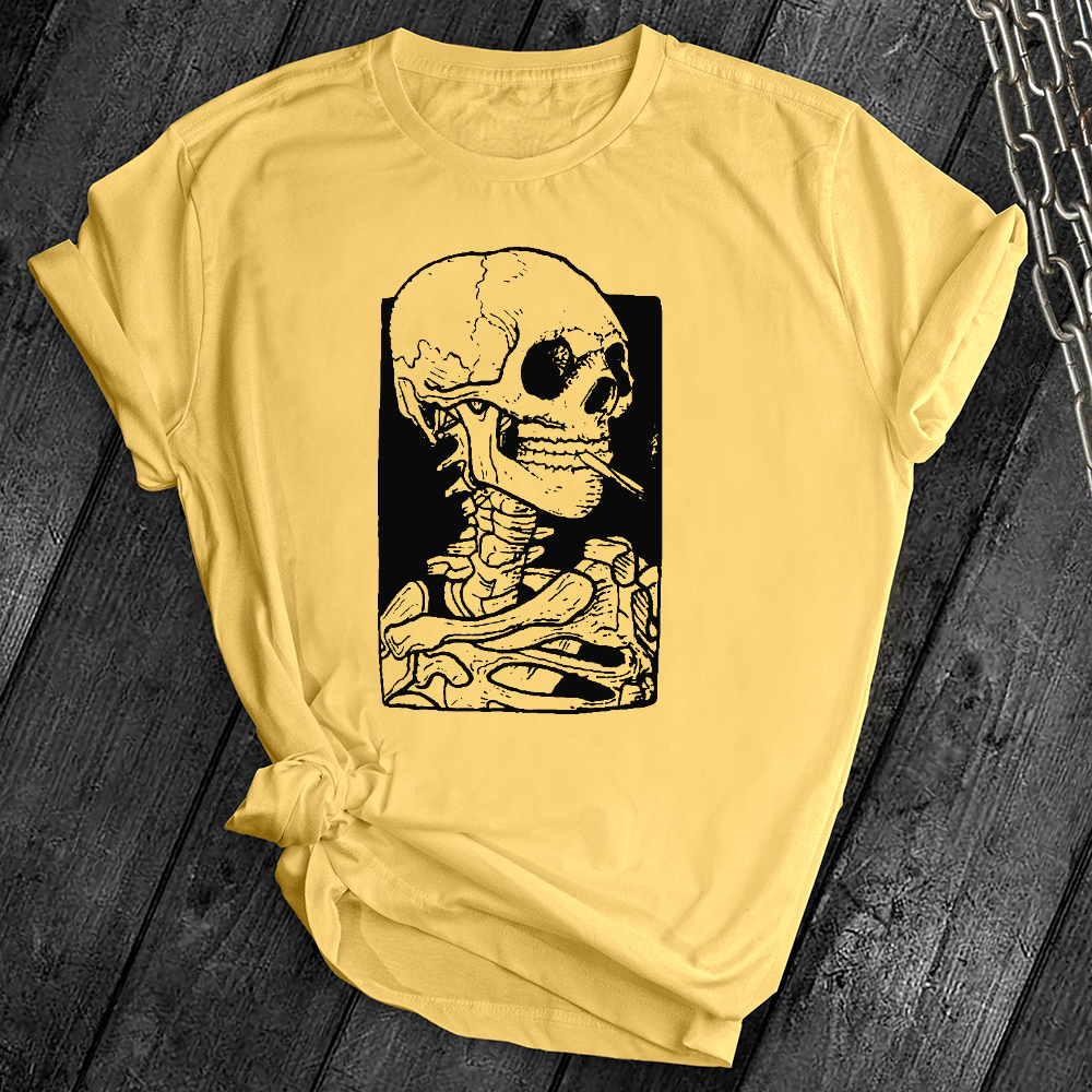 Smoking skull Tee