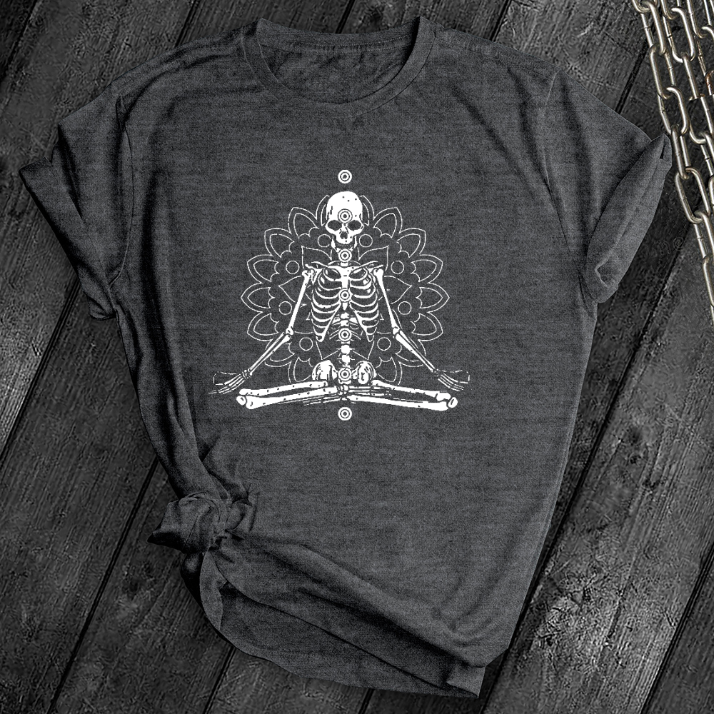 Meditation Skeleton Tee