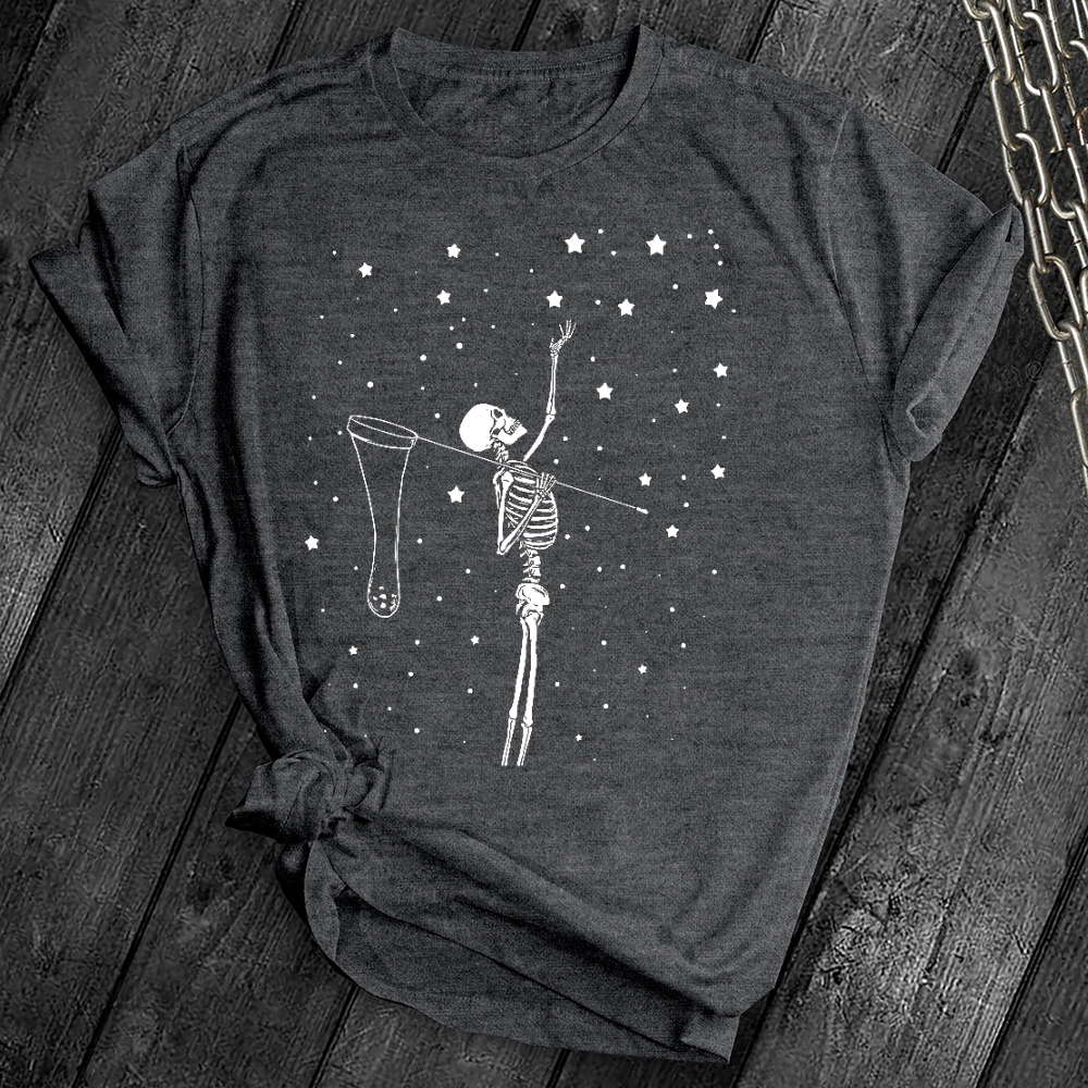 Stars and Skull Skeleton Tee