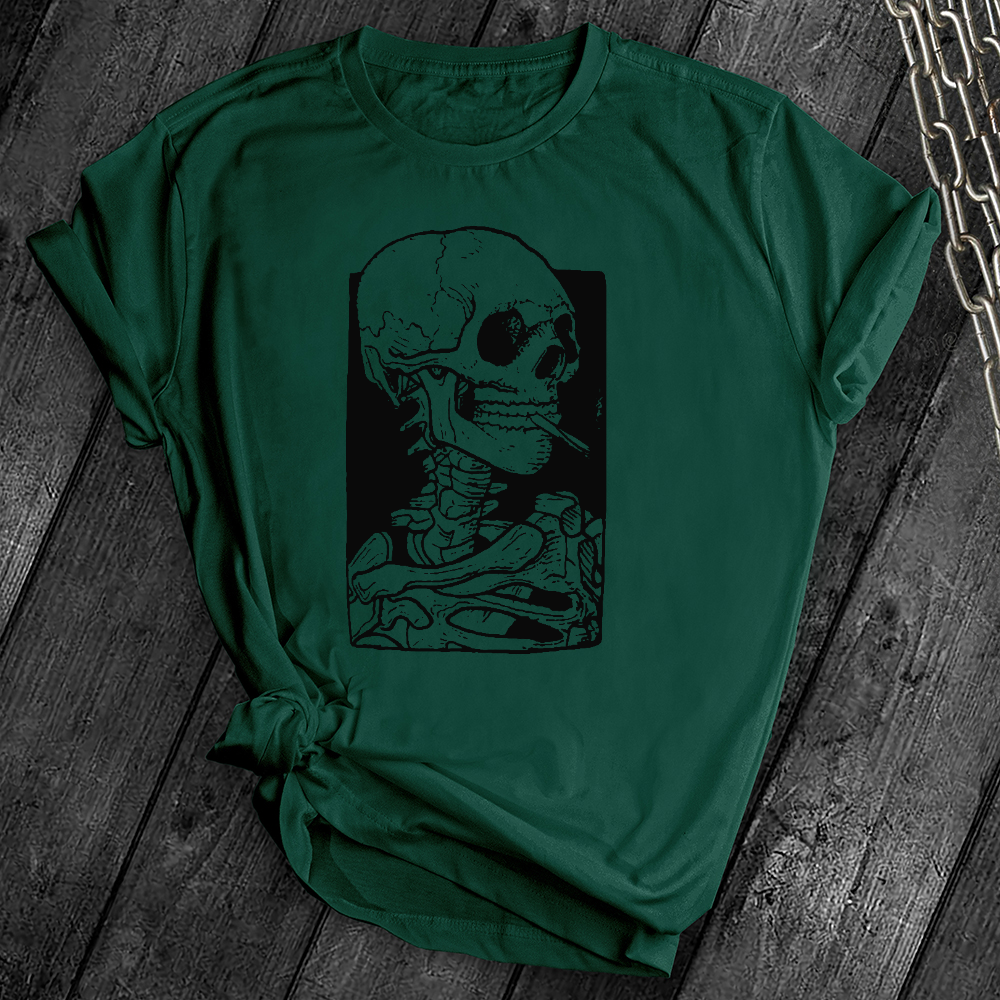 Smoking skull Tee