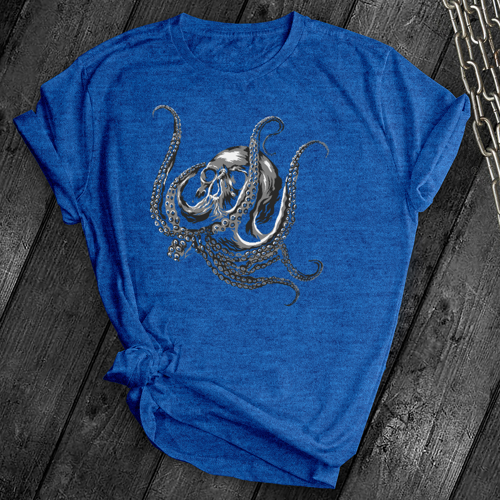 Cthulhu Octopus Skull Tee