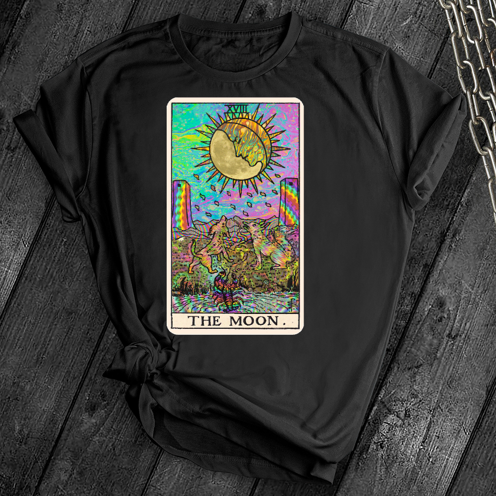 Psychedelic Tarot Moon Tee