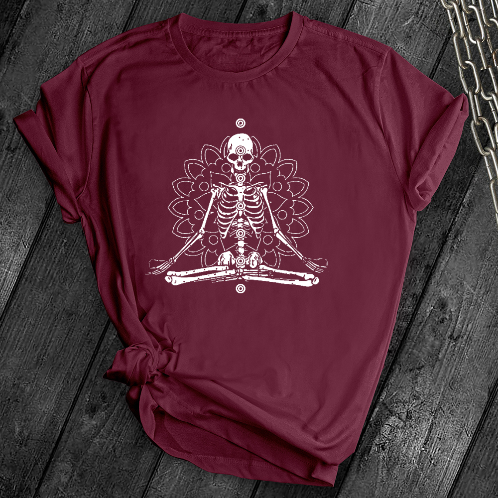 Meditation Skeleton Tee