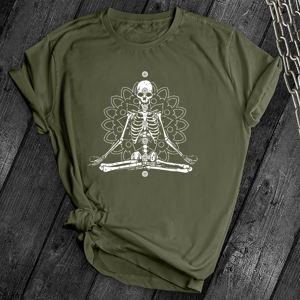 Meditation Skeleton Tee