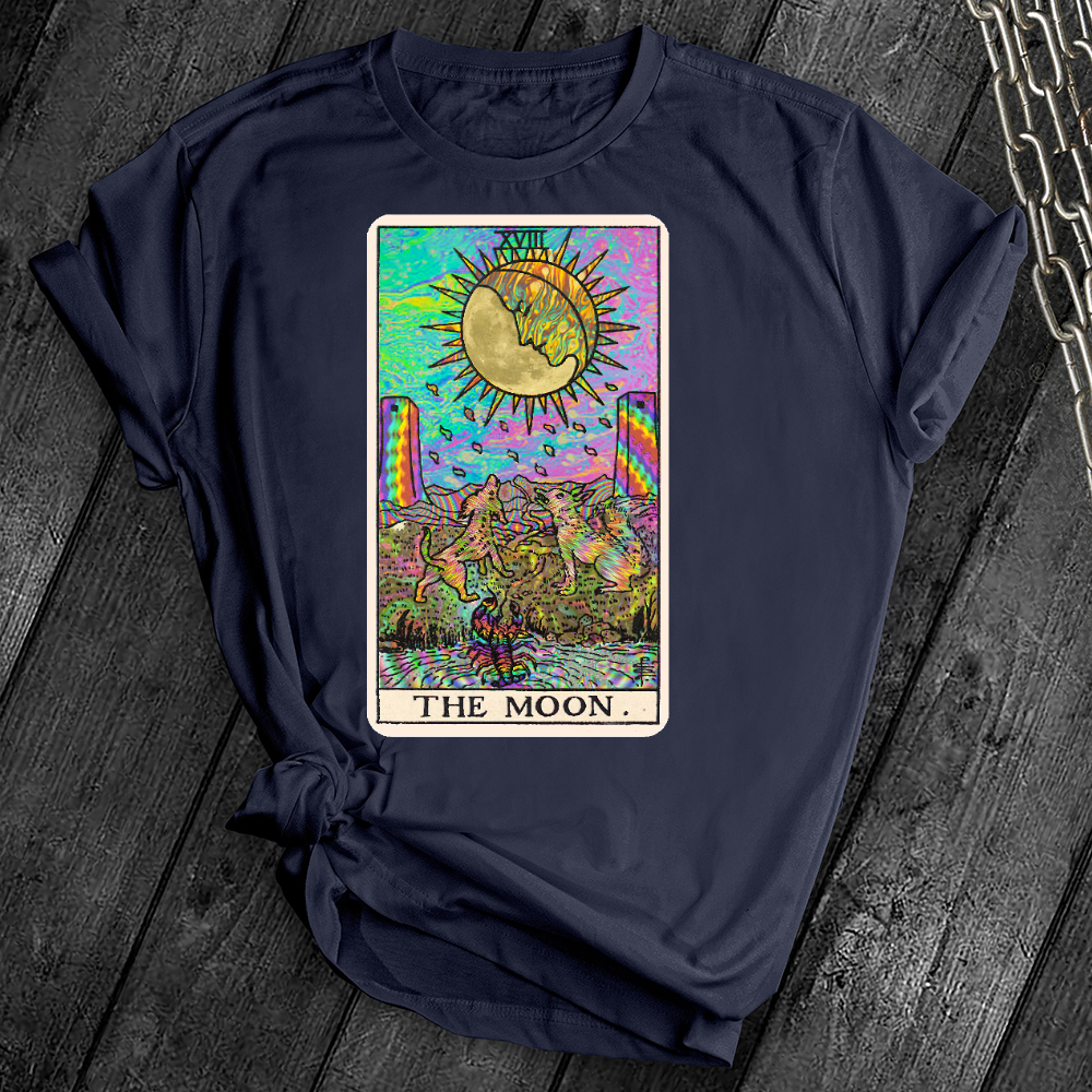 Psychedelic Tarot Moon Tee