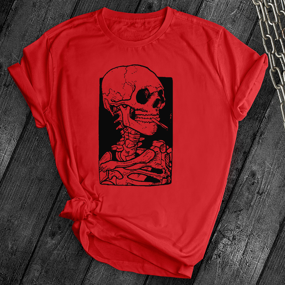 Smoking skull Tee