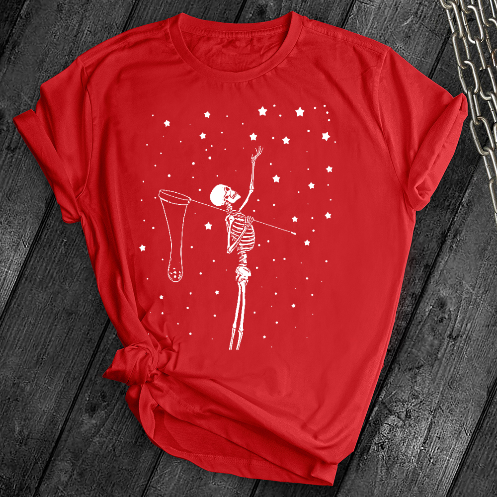 Stars and Skull Skeleton Tee