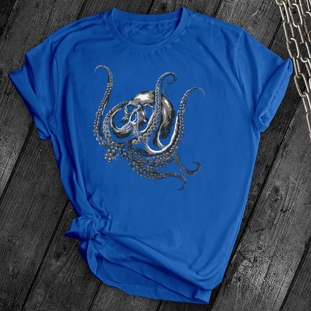 Cthulhu Octopus Skull Tee
