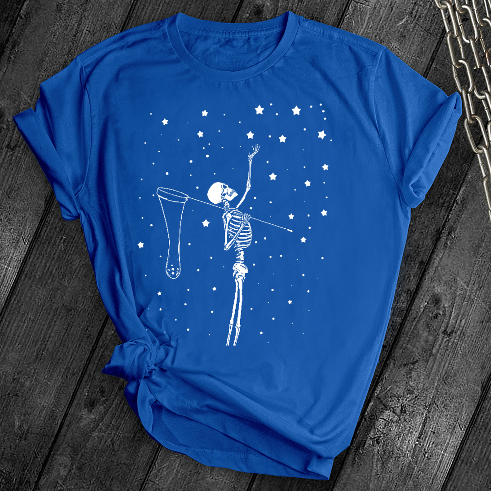Stars and Skull Skeleton Tee