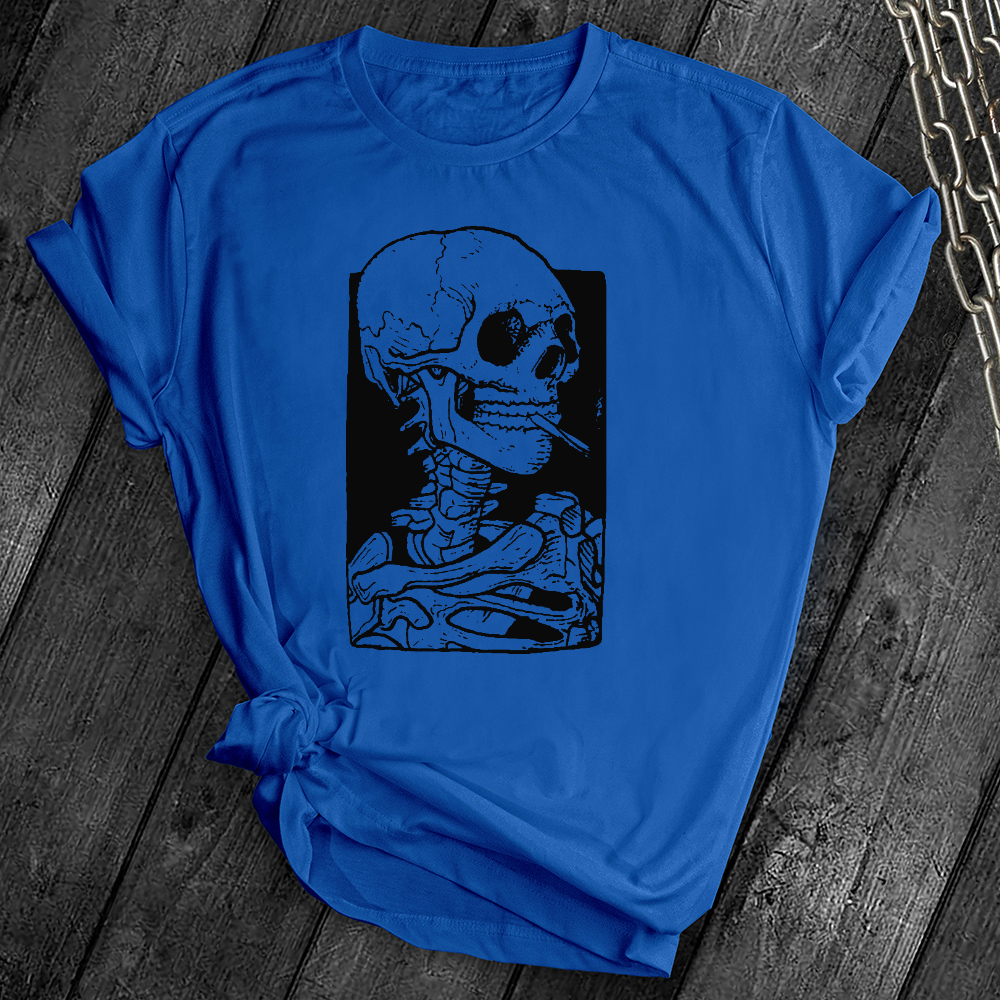 Smoking skull Tee