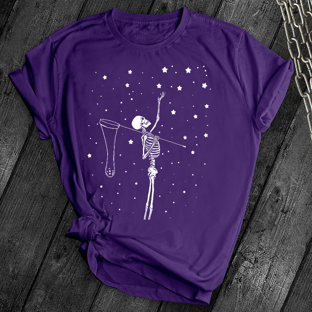 Stars and Skull Skeleton Tee