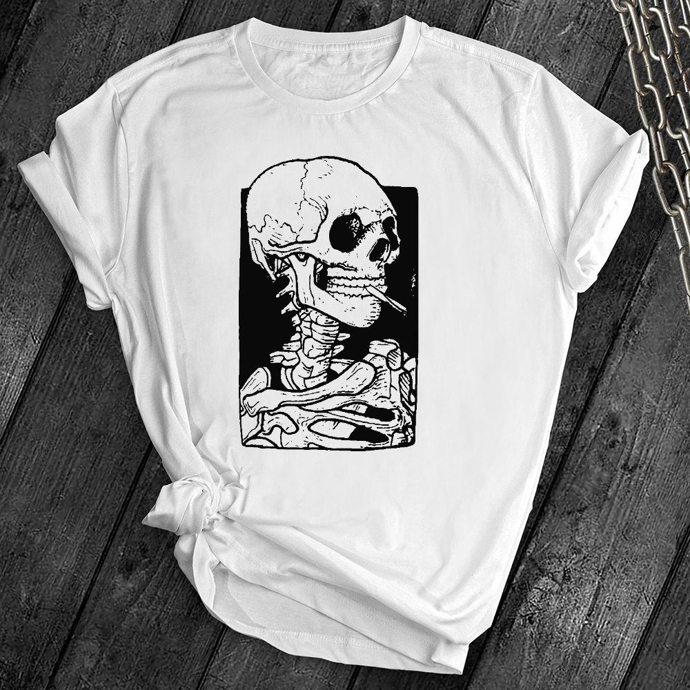 Smoking skull Tee